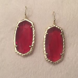 Rare Kendra Scott “Ella” earrings in berry!